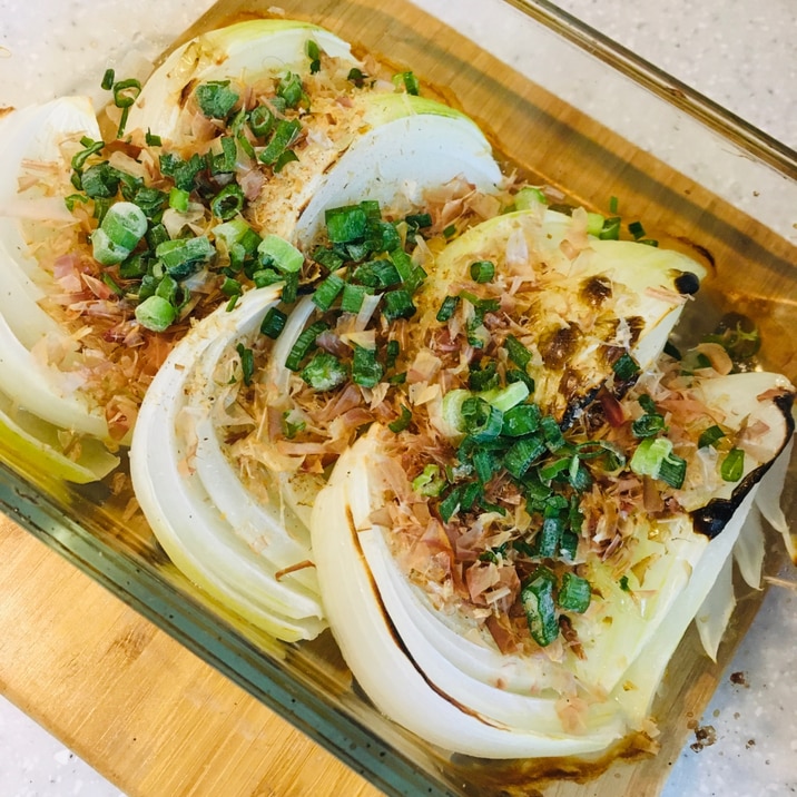 新玉ねぎをレンジと魚焼きグリルのダブル使いで レシピ 作り方 By パンダコパンダママのレシピ 楽天レシピ 新玉ねぎをレンジと魚焼きグリルのダブル使いで レシピ 作り方 By パンダコパンダママのレシピ 楽天レシピ